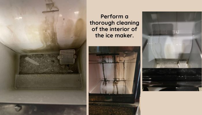 Clean the Interior of the Ice Maker